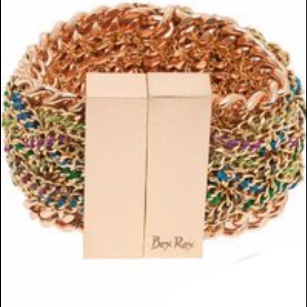 BEX ROX Rose gold Jasmine cuff bracelet